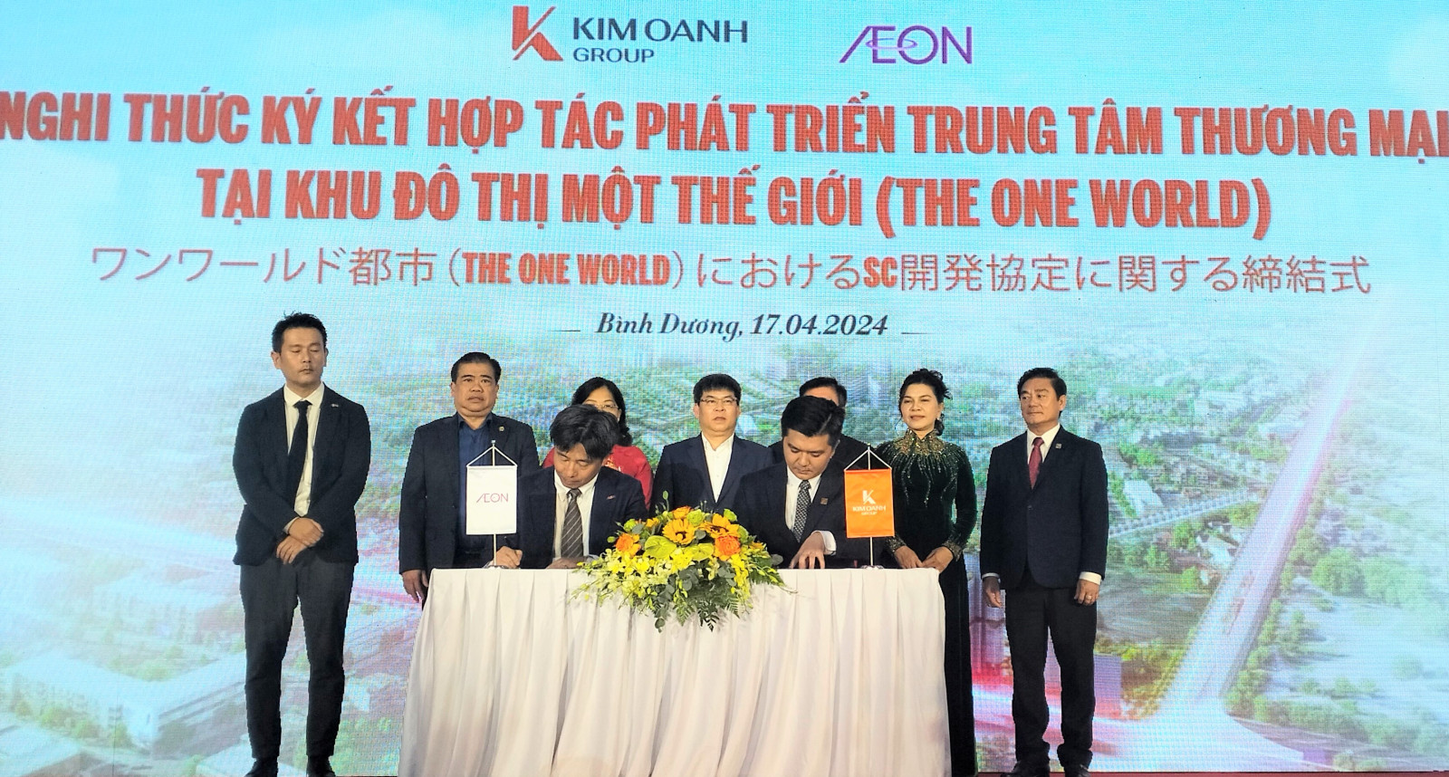 Kim Oanh Group hợp tác AEON Việt Nam