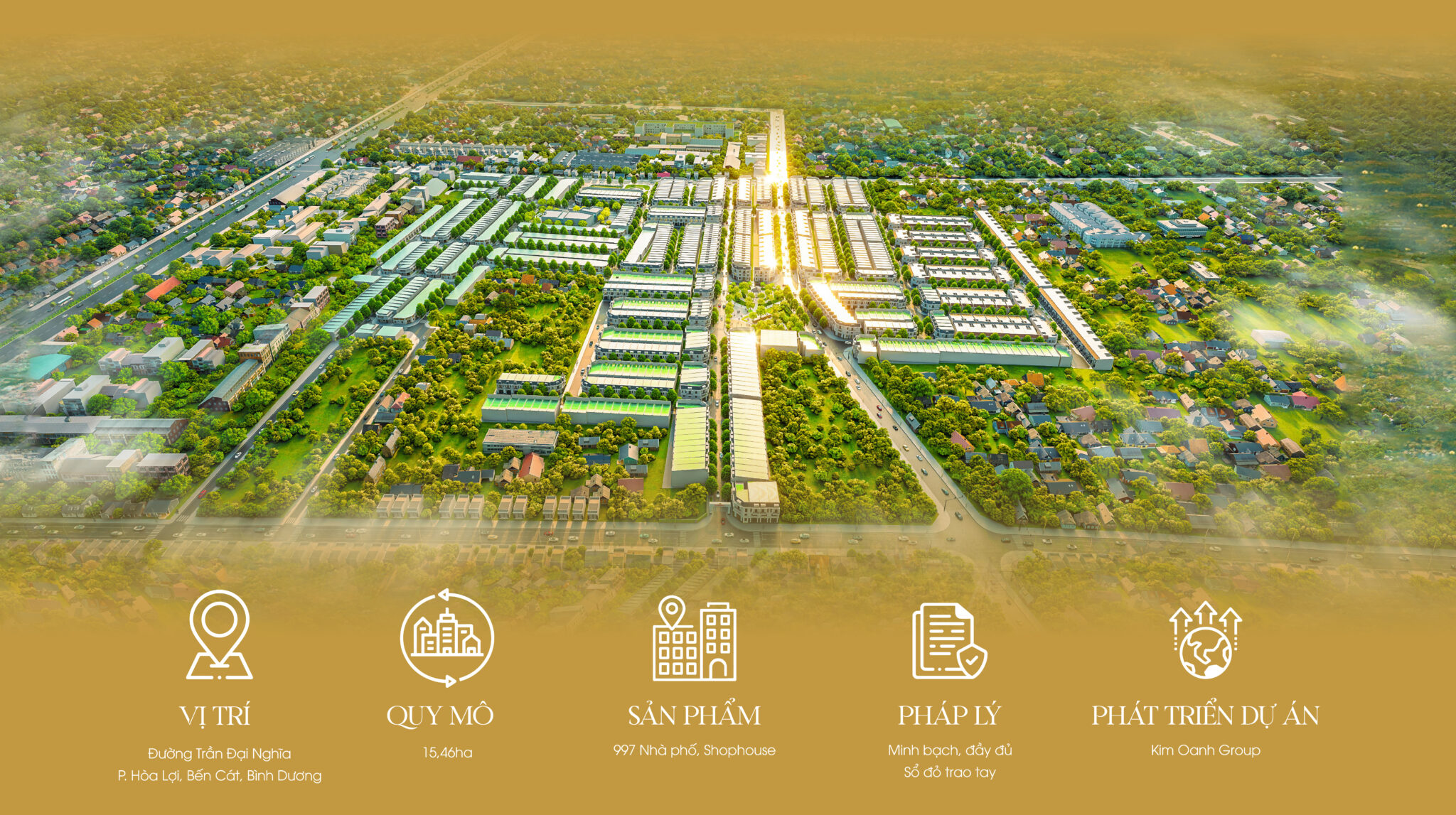 richland residence Bến Cát Bình Dương - chủ đầu tư tập đoàn Kim Oanh Group