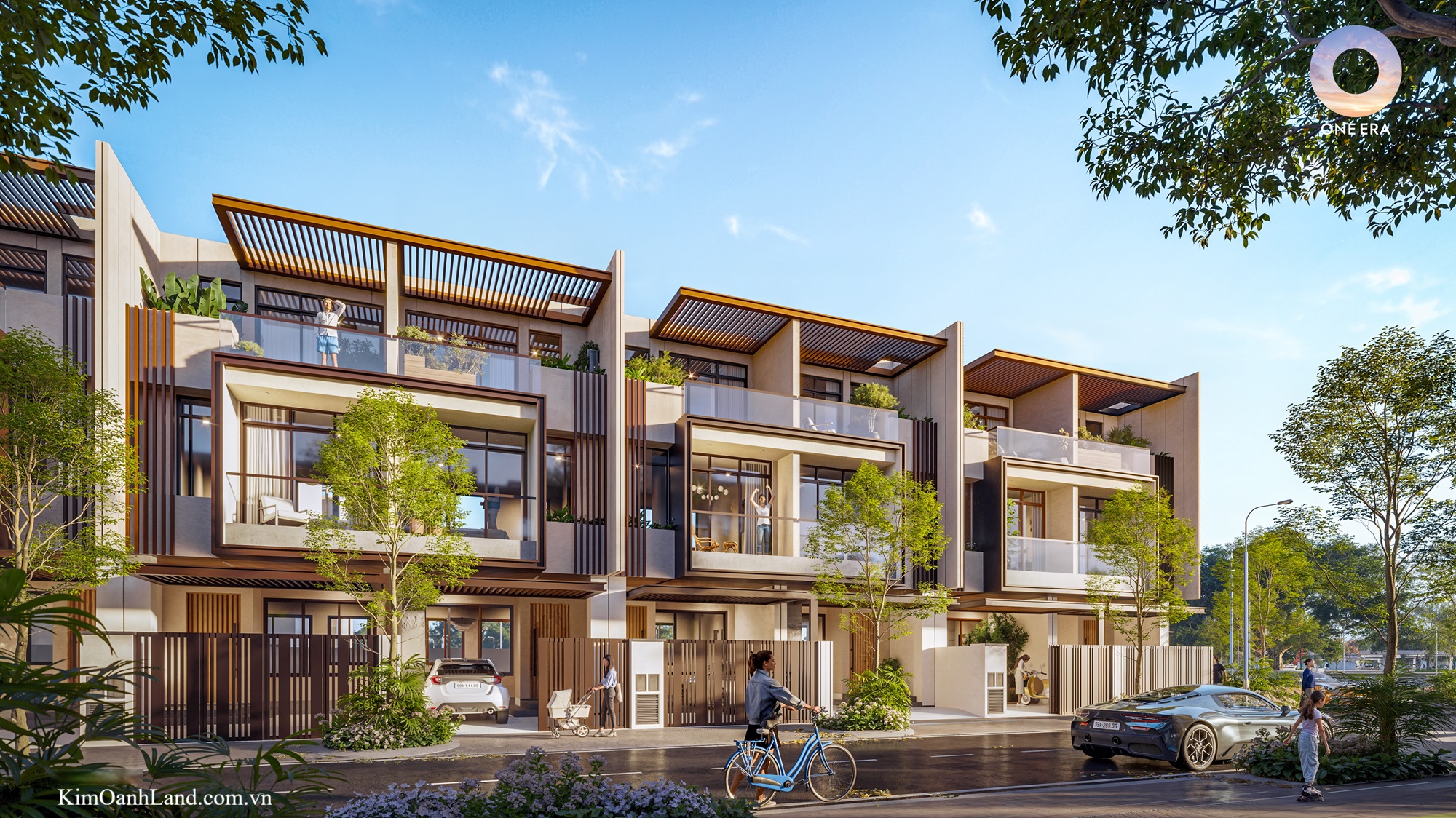 giá bán nhà phố shophouse One Era Kinera Thuận Giao - Kim Oanh Land
