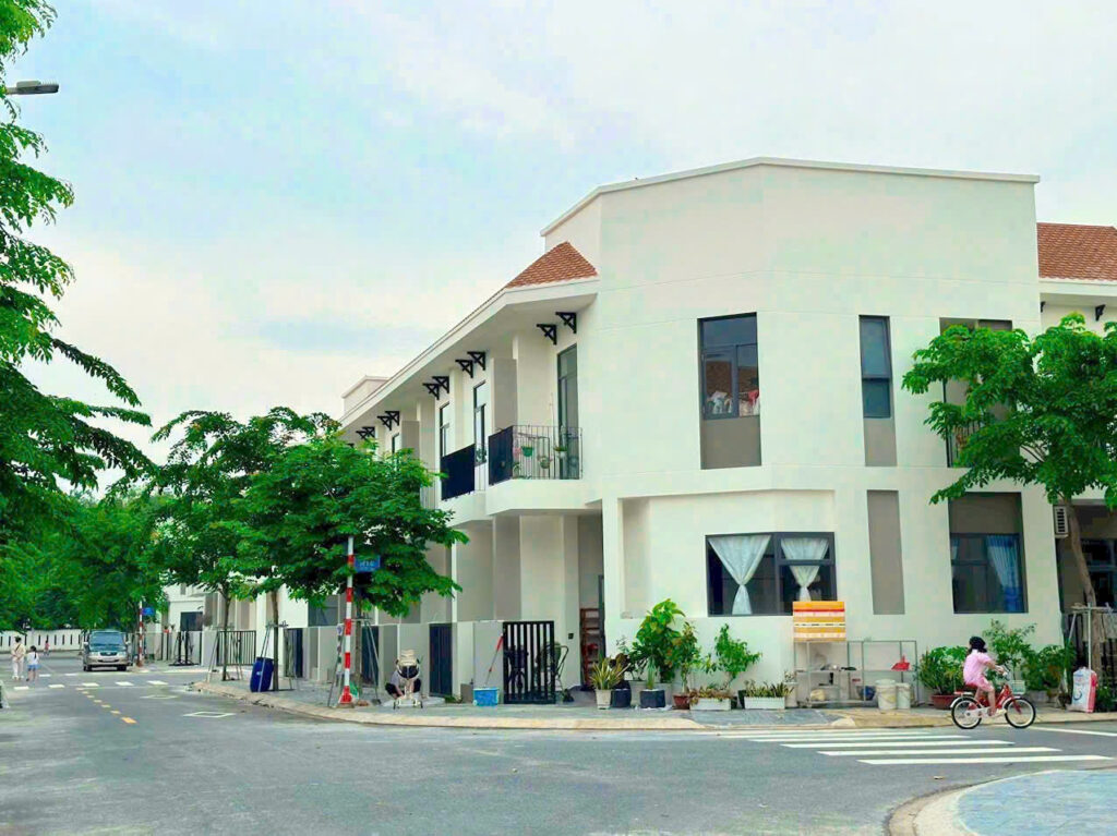 thiết kế xây dựng nhà phố nhà ở xã hội Kim Oanh 1 trệt 1 lầu tại Bình Dương