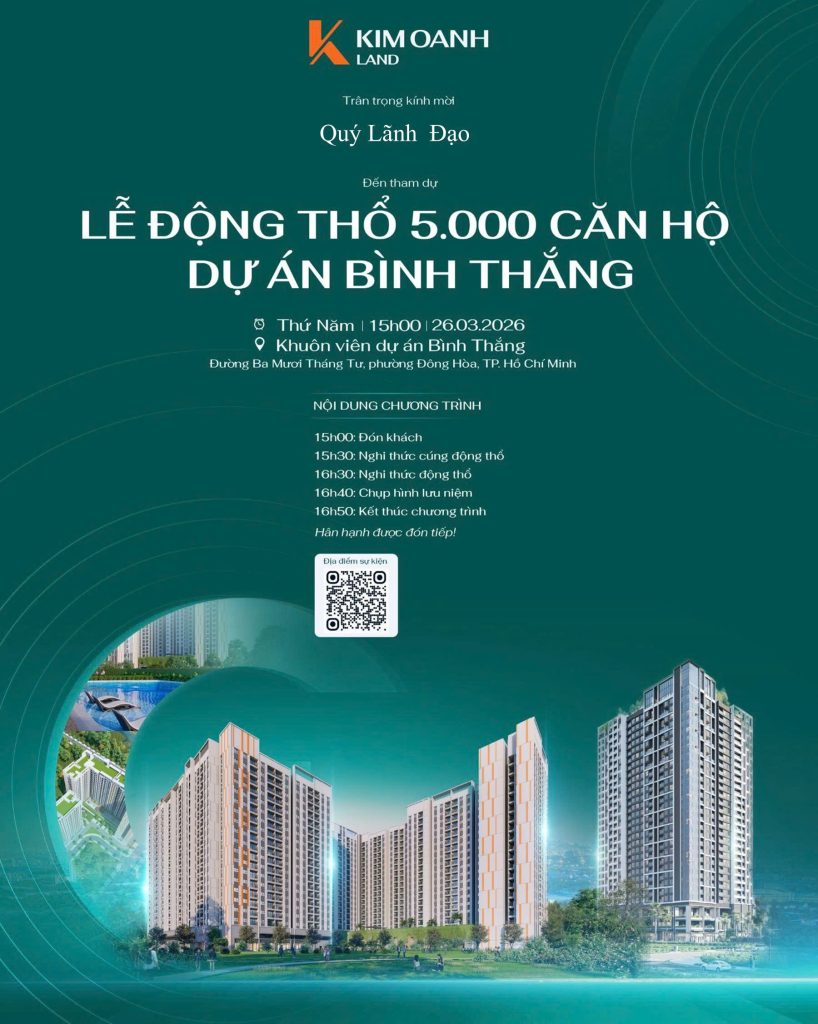 động thổ NOXH K-Home Bình Thắng