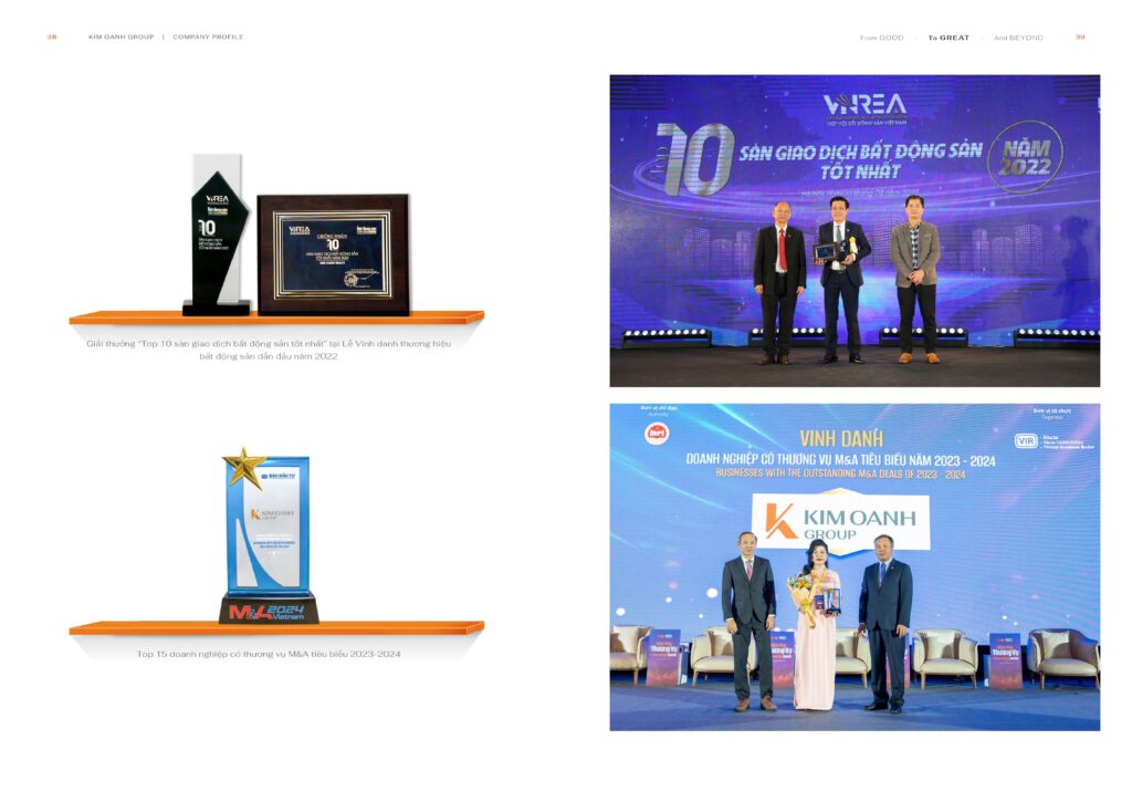 giải thưởng Kim Oanh Group KOG giải thưởng Kim Oanh Group KOG