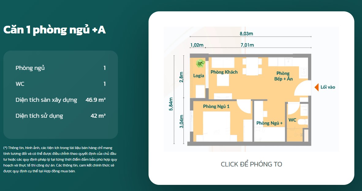 thiết kế căn hộ 1-2-STudio NOXH K-Home Midtown Trảng Bom