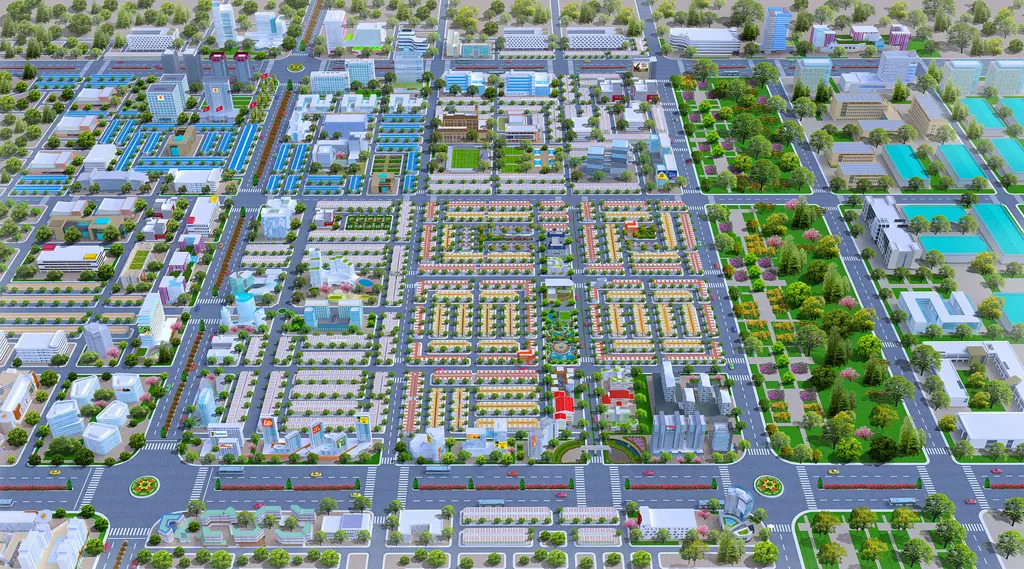 Mặt bằng tổng thể dự án Mega City 2 Nhơn Trạch Đồng Nai - Kim Oanh Group - căn hô Phú Hội Gardens