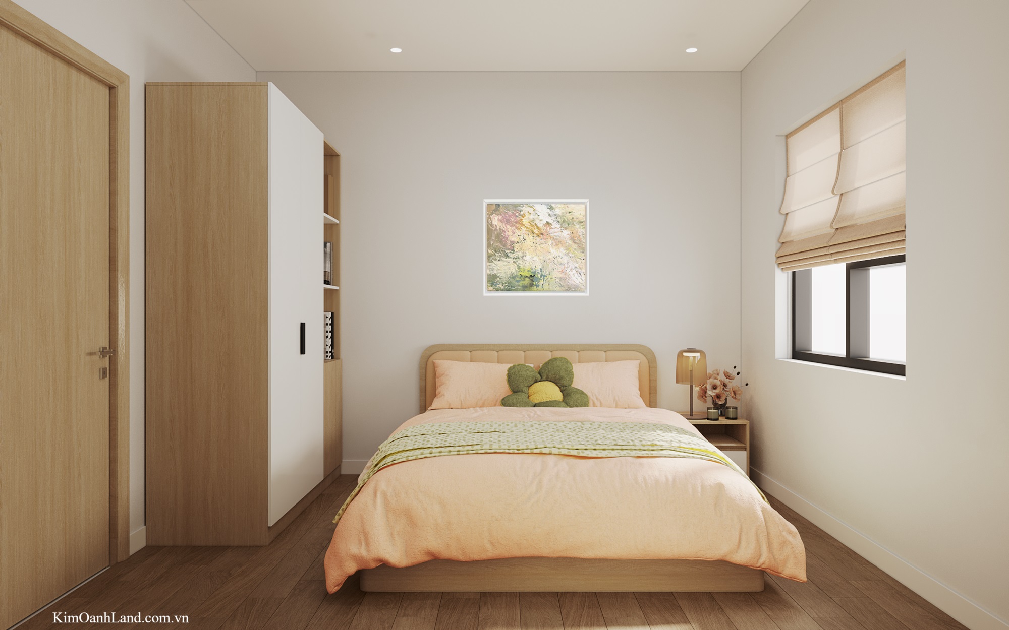 Nhà mẫu căn hộ 2 Phòng ngủ 2PN K-Home Avenue Nhà ở xã hội Nhơn Trạch