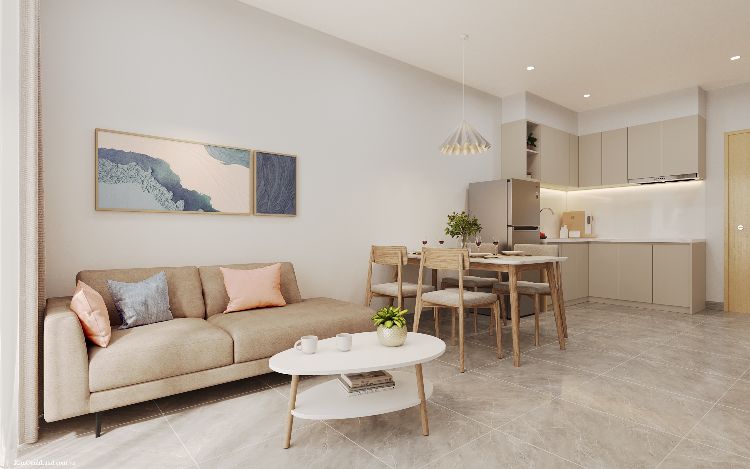 Nhà mẫu K-Home Avenue căn hộ chung cư 