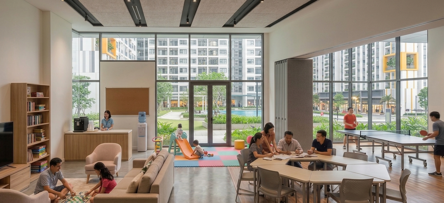 Khu vui chơi dành riêng cho trẻ em tại NOXH K-Home Trảng Bom