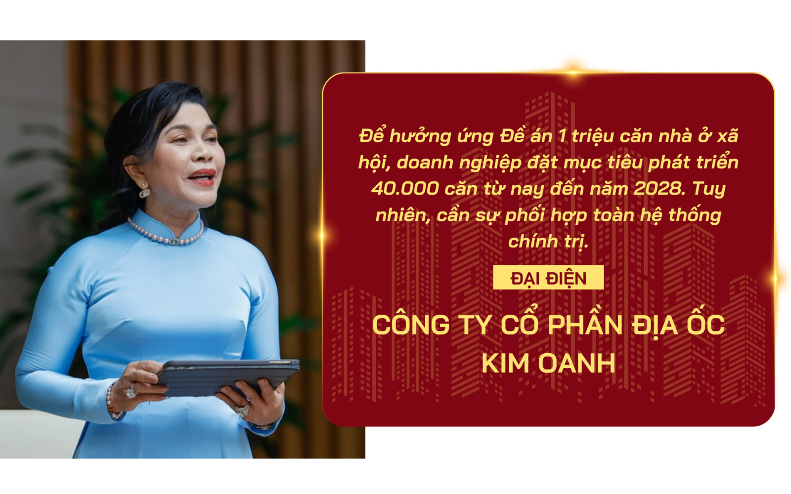 Kim Oanh Group đăng ký 40.000 căn nhà ở xã hội Kim Oanh Group đăng ký 40.000 căn nhà ở xã hội