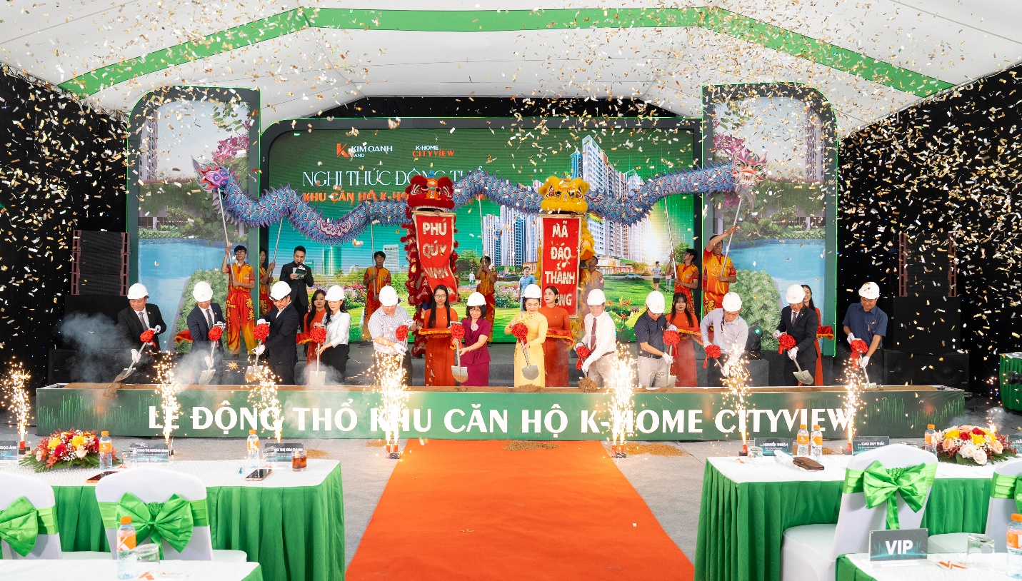 Kim Oanh Land động thổ dự án nhà ở xã hội K-Home City View Đồng Nai