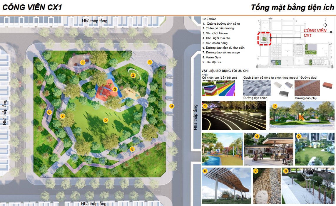 tiện ích dự án The Link City dầu giây đồng nai Kim Oanh