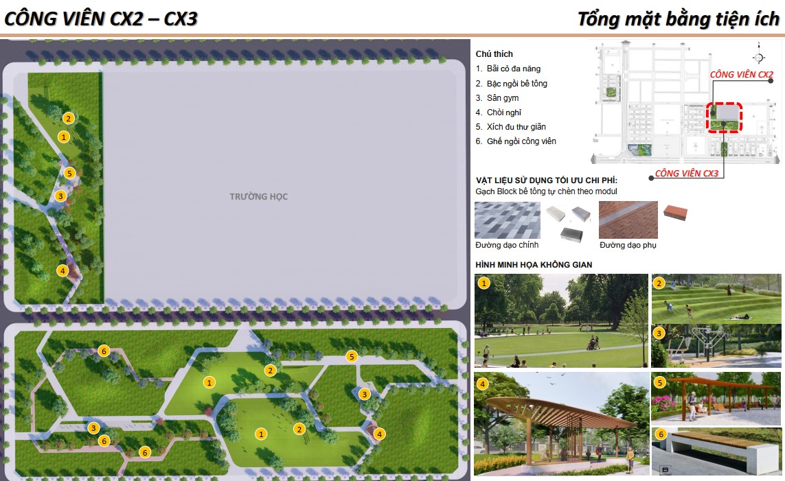 tiện ích dự án The Link City dầu giây đồng nai Kim Oanh