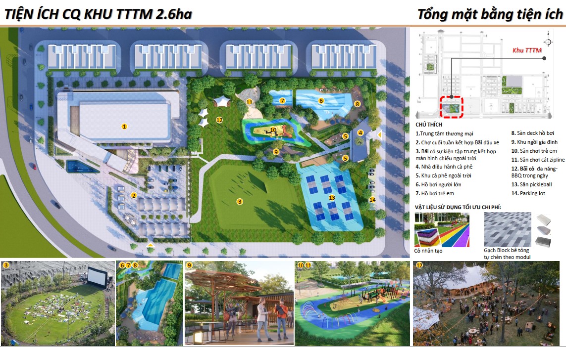 tiện ích dự án The Link City dầu giây đồng nai Kim Oanh