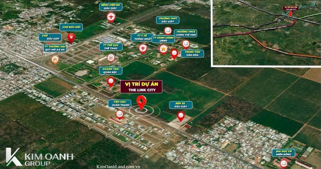 Đánh giá tiềm năng đất nền The Link City Dầu Giây