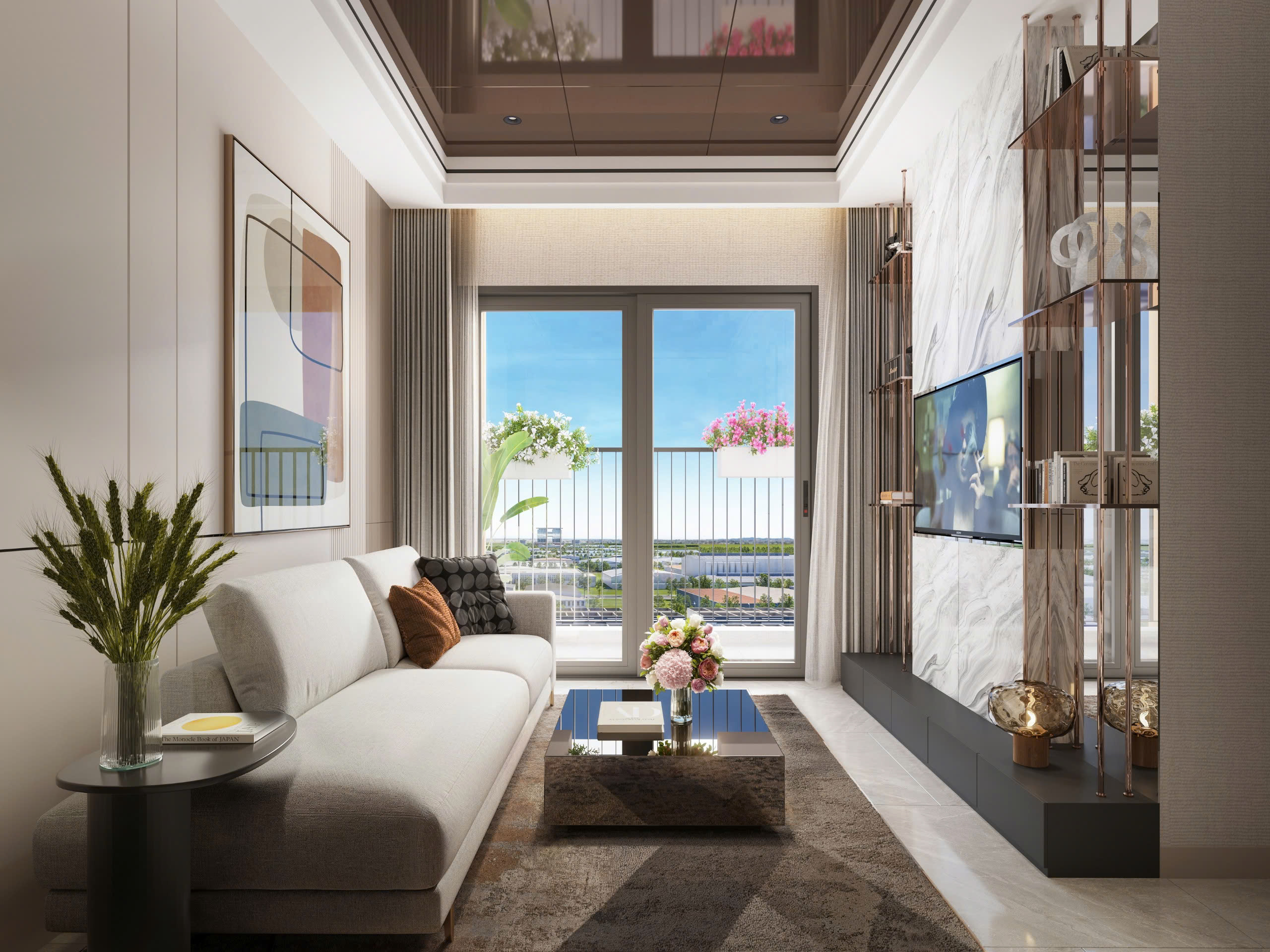 thiết kế nhà mẫu căn hộ chung cư K-Home 1-2 phòng ngủ & căn studio