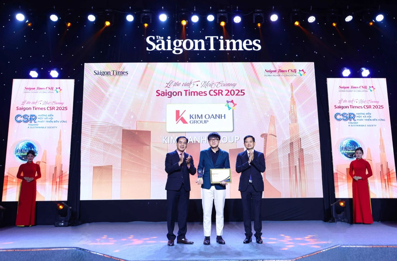 Kim Oanh Group được vinh danh doanh nghiệp vì công đồng 2025 - Saigon Times