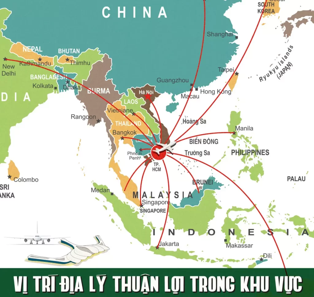 Vị trí sân bay Long Thành Đồng Nai