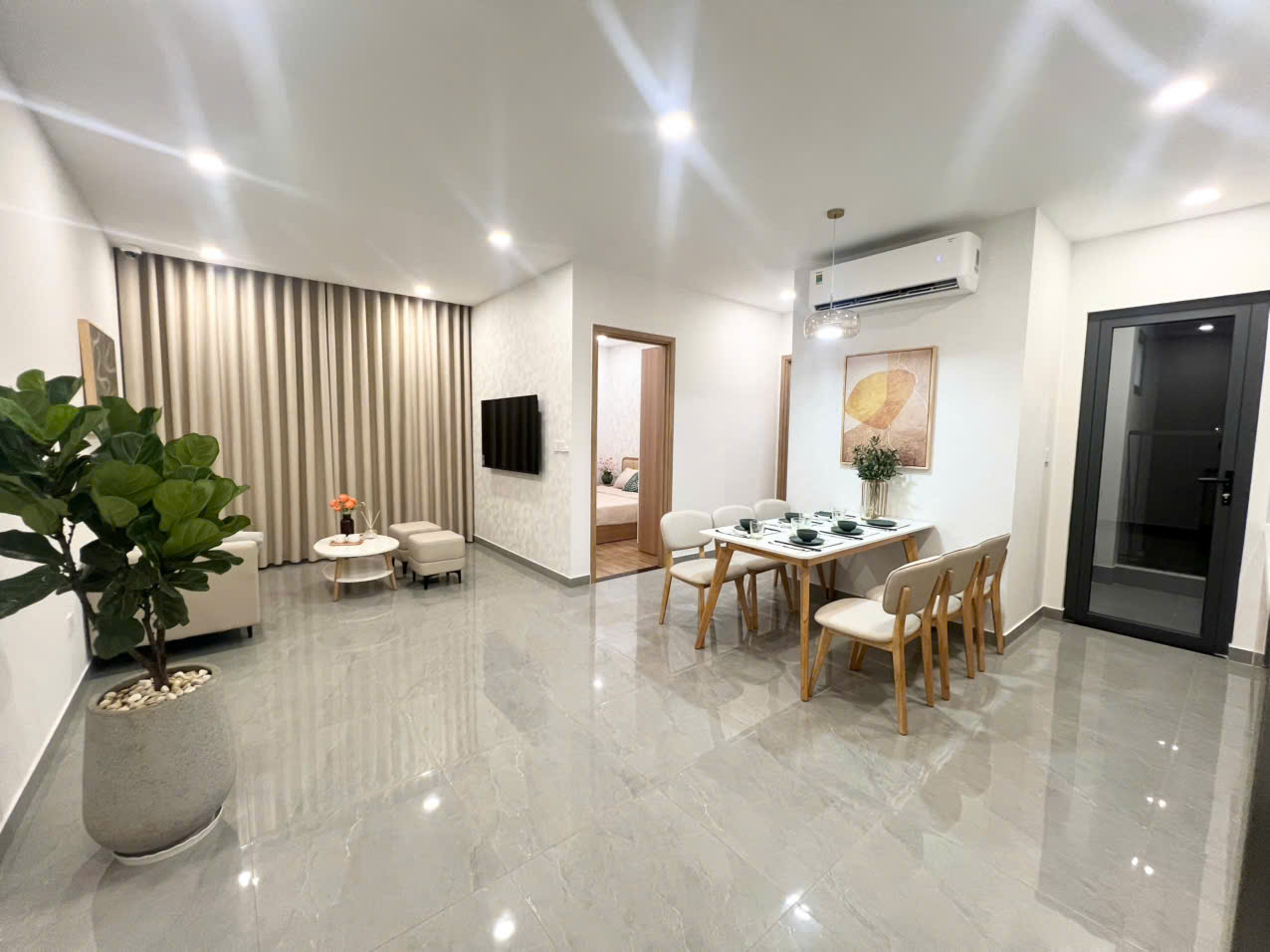 nhà mẫu 2 phòng ngủ K-Home Avenue Nhơn Trạch