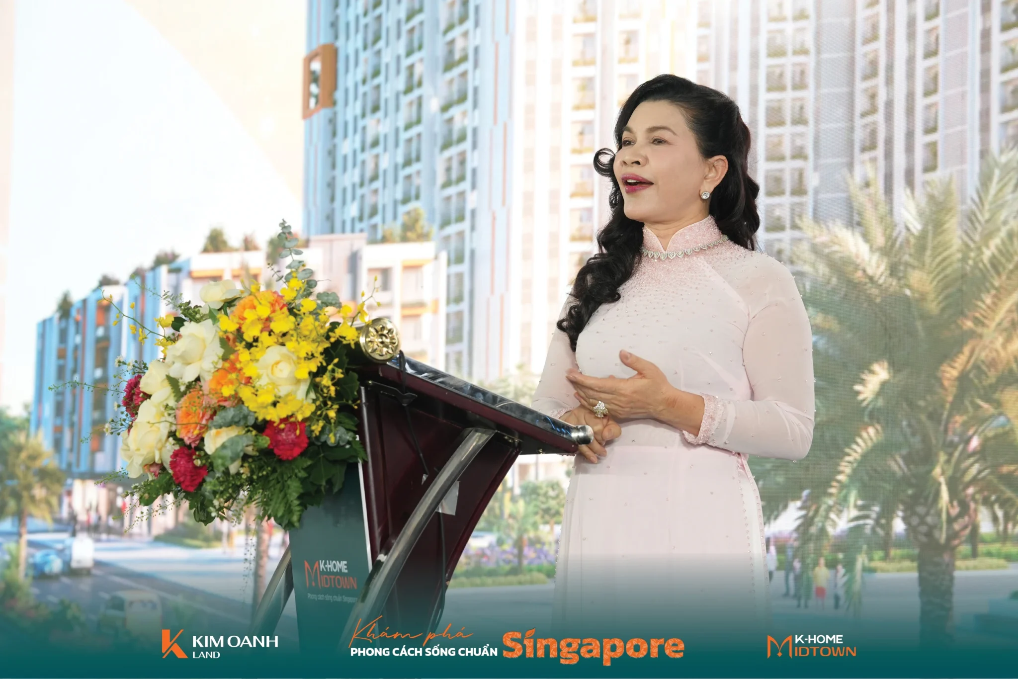 Chủ tịch Đặng Thị Kim Oanh - chủ đầu tư dự án NOXH K-Home Trảng Bom Chủ tịch Đặng Thị Kim Oanh - chủ đầu tư dự án NOXH K-Home Trảng Bom