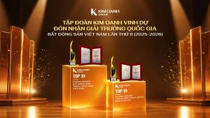 Kim Oanh Group nhận 2 giải thưởng Top 10 bất động sản Việt Nam 2026