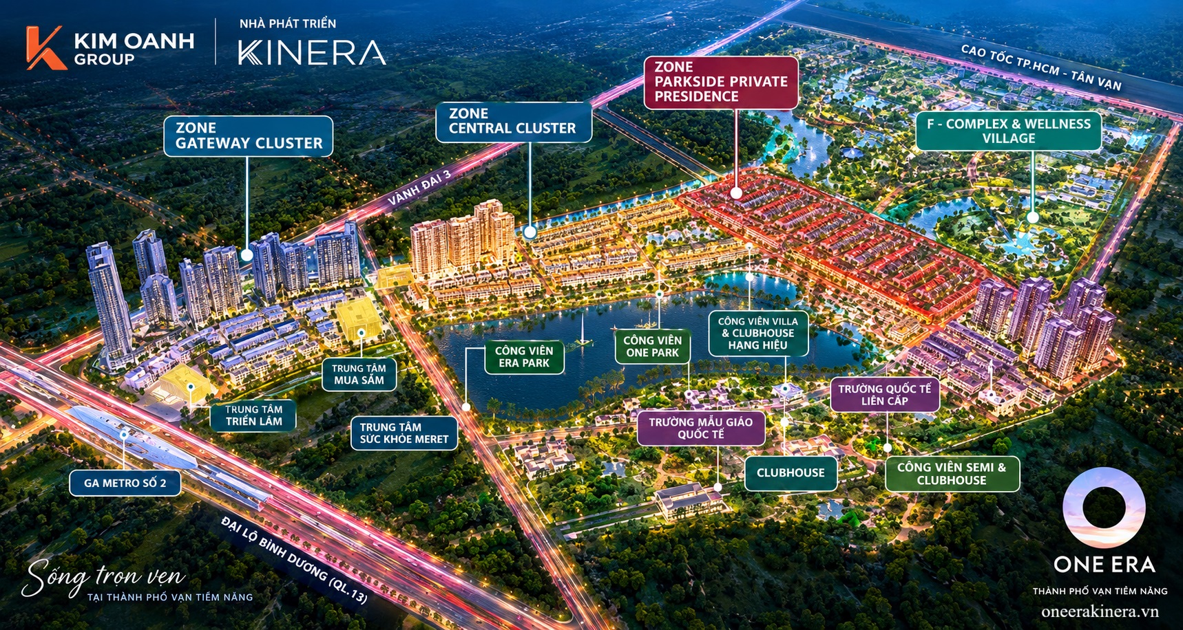 tiện ích dự án khu đô thi One Era by KINERA tiện ích dự án khu đô thi One Era by KINERA